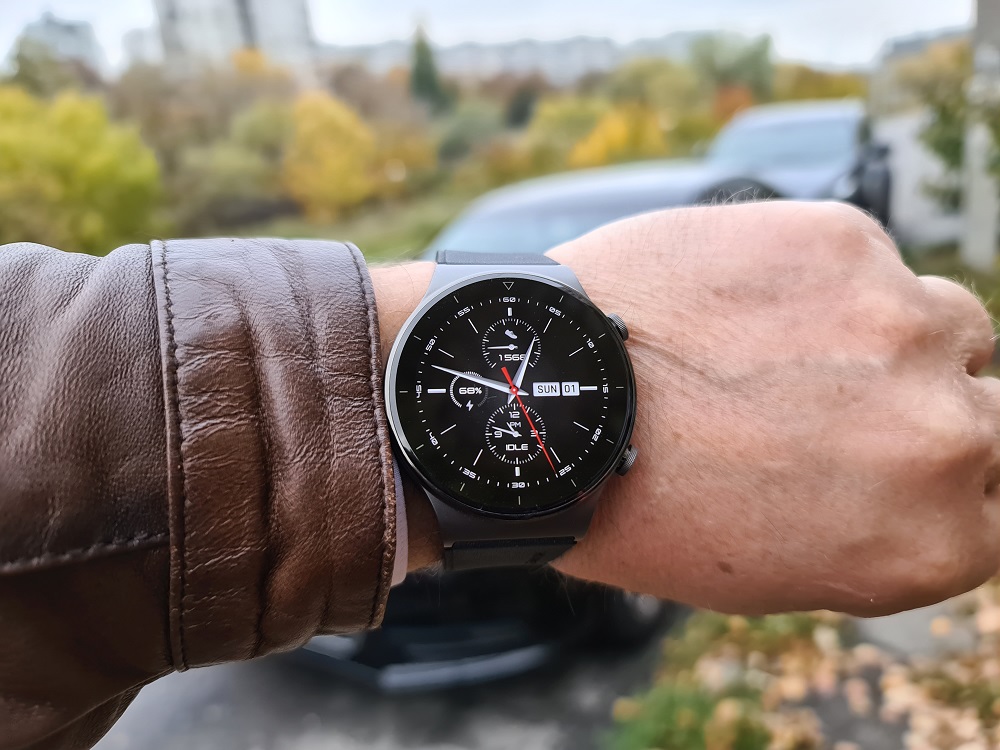 限定品新作 新品未開封 HUAWEI Watch GT ブラック スマートウォッチの