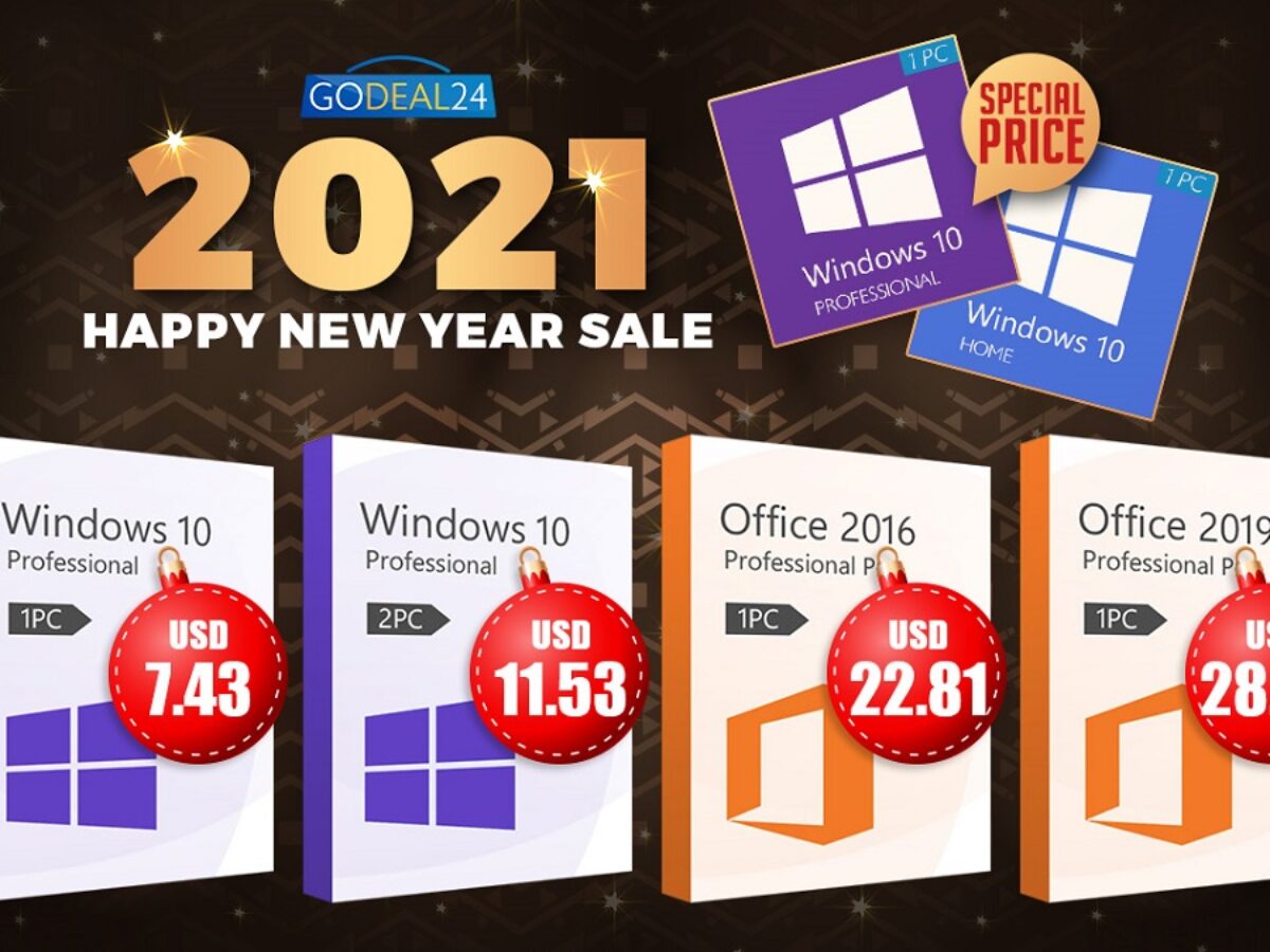 The Best 2021 New Year Deal: Windows 10 Only starts from $5.7