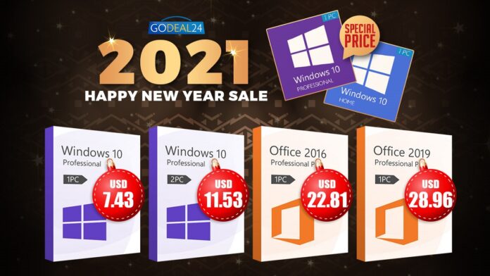 The Best 2021 New Year Deal: Windows 10 Only starts from $5.7