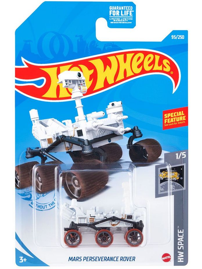 NASA의 Mars Perseverance 로버 Hot Wheels 장난감