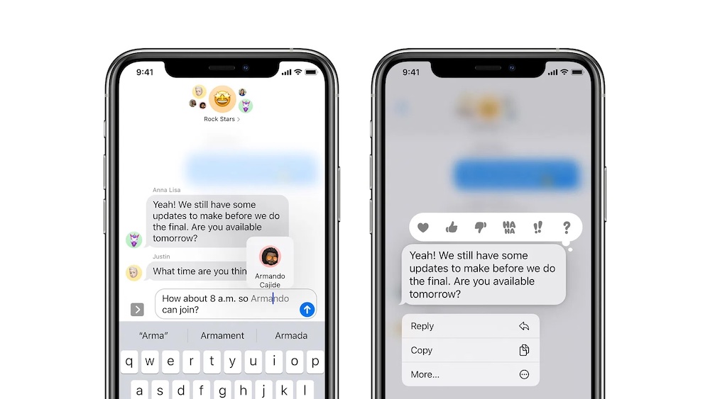 iMessage iOS 14