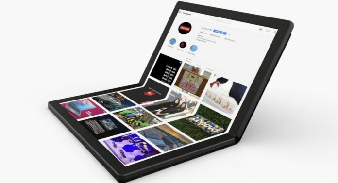 Lenovo foldable laptop