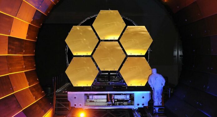 NASAs James Webb Telescope spejl