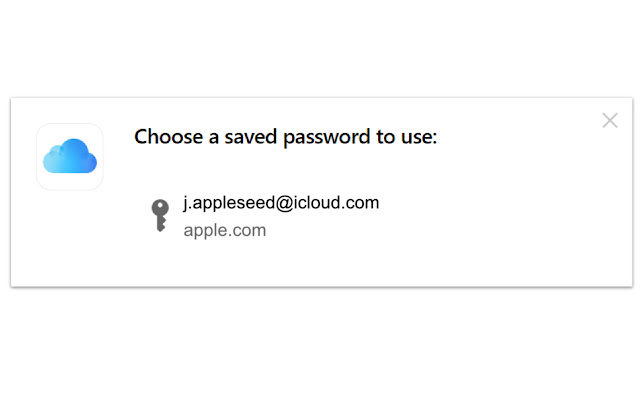 Apple iCloud პაროლები Chrome Windows