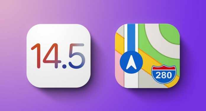 Apple Maps iOS 14.5