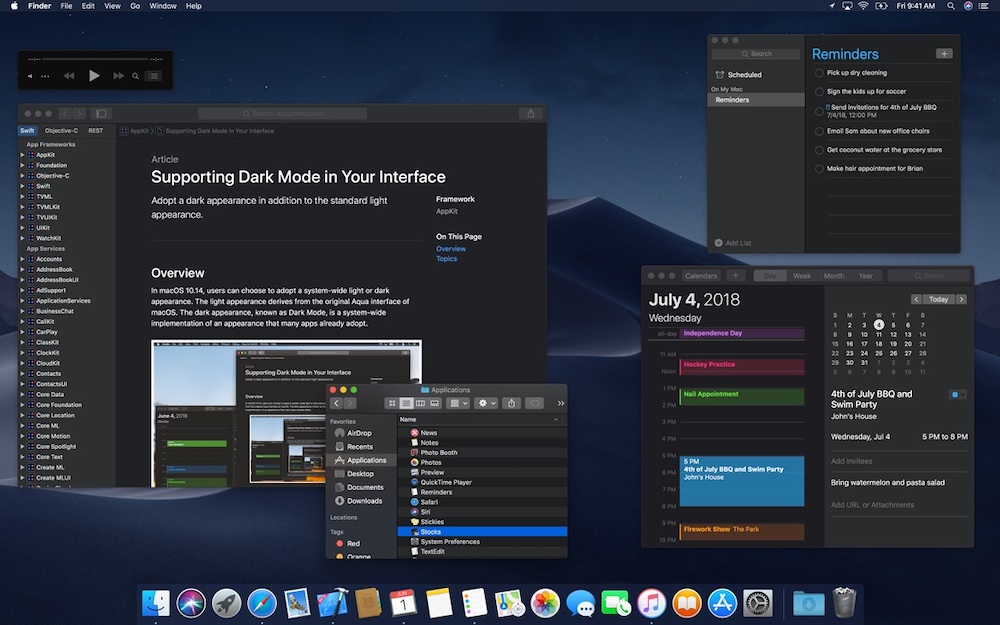 macOS Dark Mode