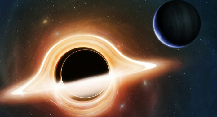 Supermassive black hole planet