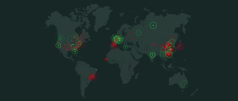 World Map Globe DDoS