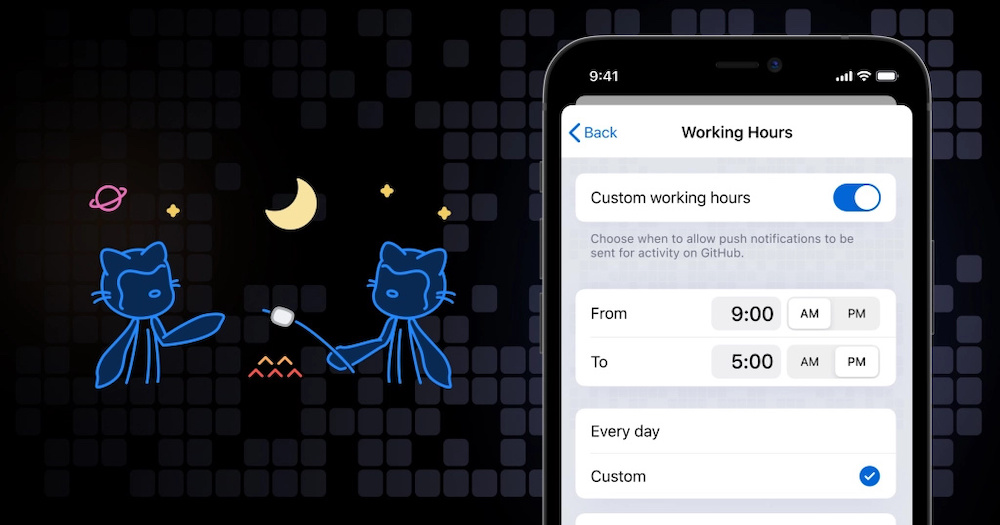 Working hours feature