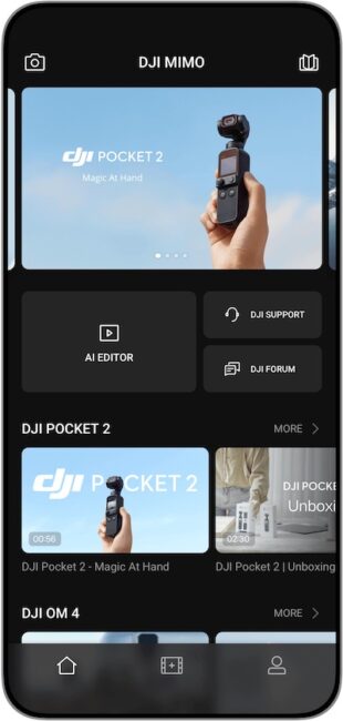 DJI Pocket 2 App