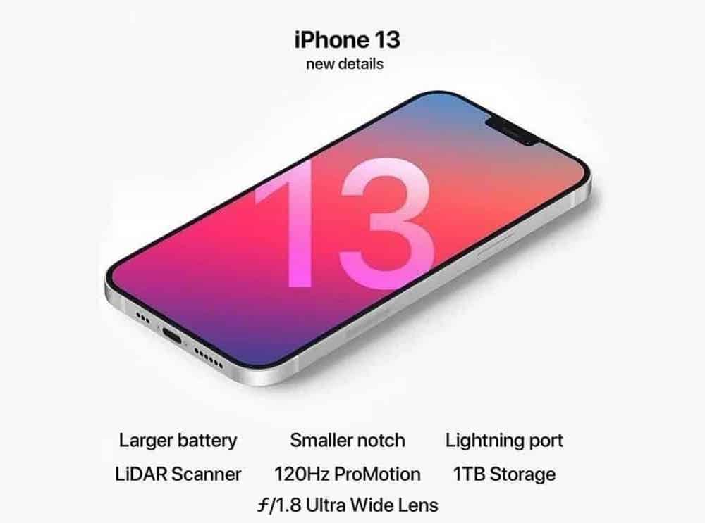 iPhone 13 new render iPhone 13 new render