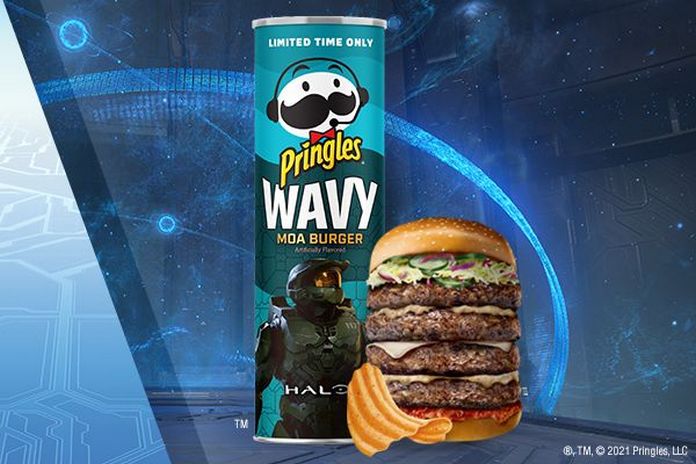 Halo Pringles moa burger