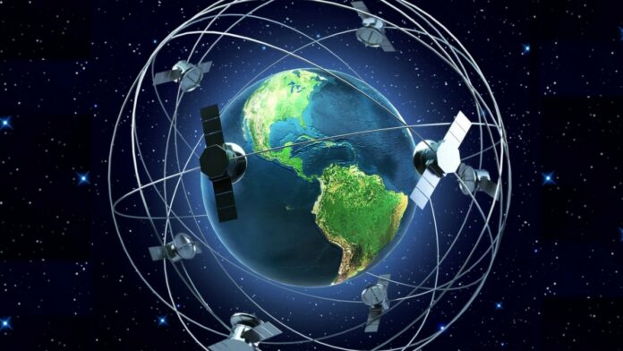 constellation of satellites