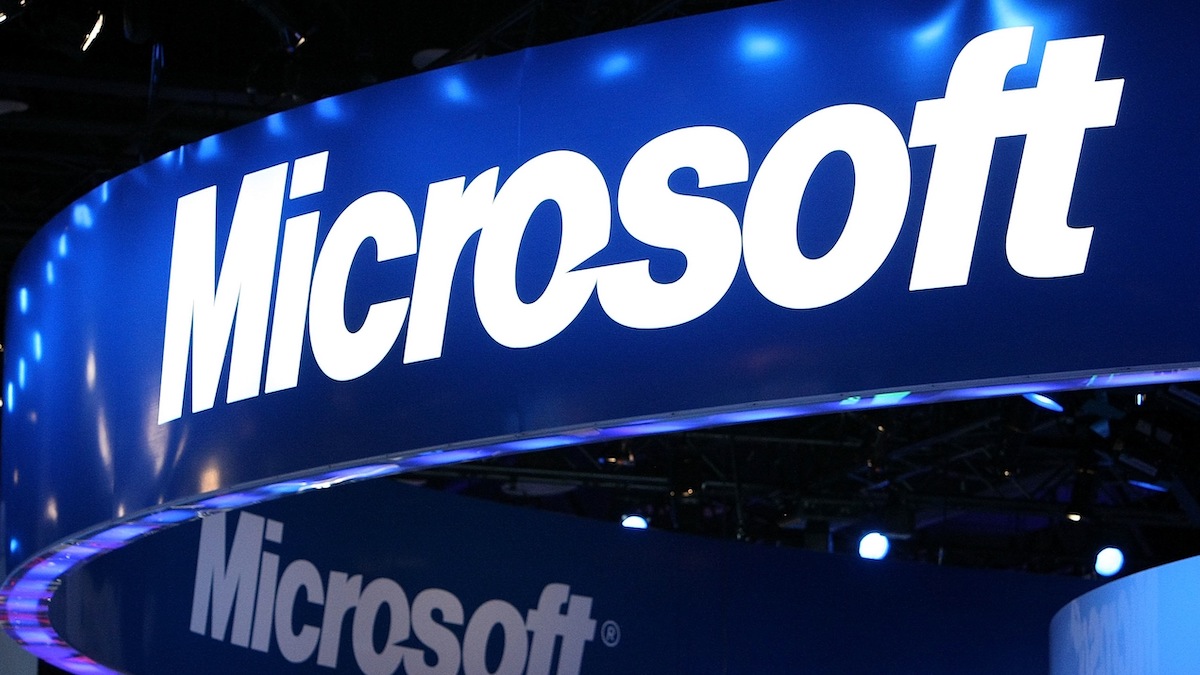 Microsoft Logo Sign
