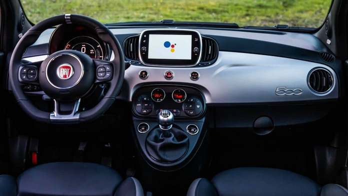 Fiat 500 Hey Google.