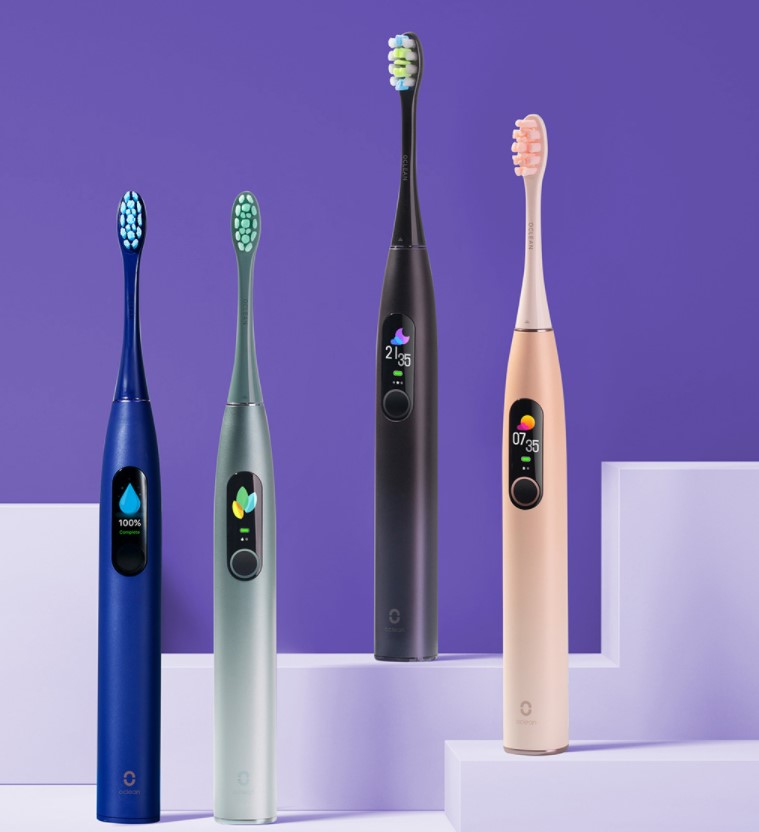 Oclean X Pro Sonic Toothbrush Colors