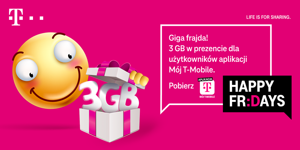 darmowe 3 GB od T-Mobile