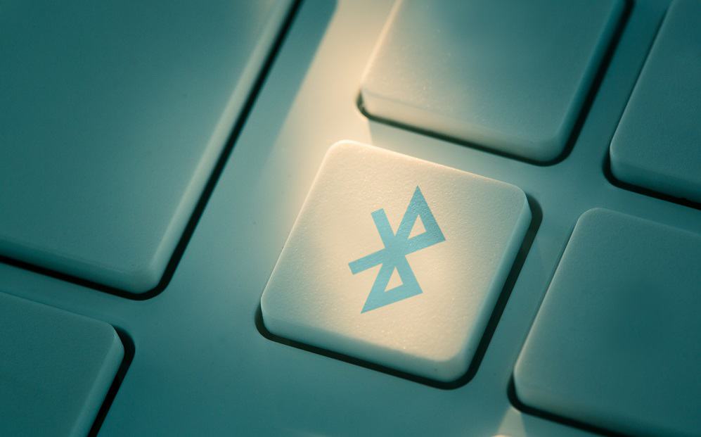 Bluetooth Logo Keyboard