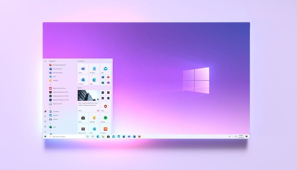Microsoft עיצוב שוטף של Windows 10