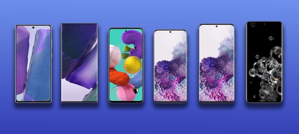 Samsung smartphones lineup 2020