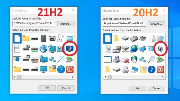 Windows 10 2021 New Icons