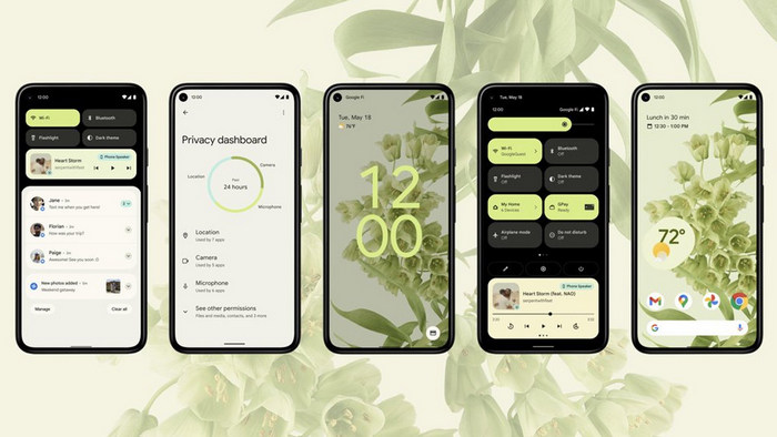 Android 12 інтерфейс Android 12