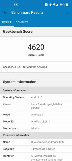 OnePlus 9 - Benchmarks