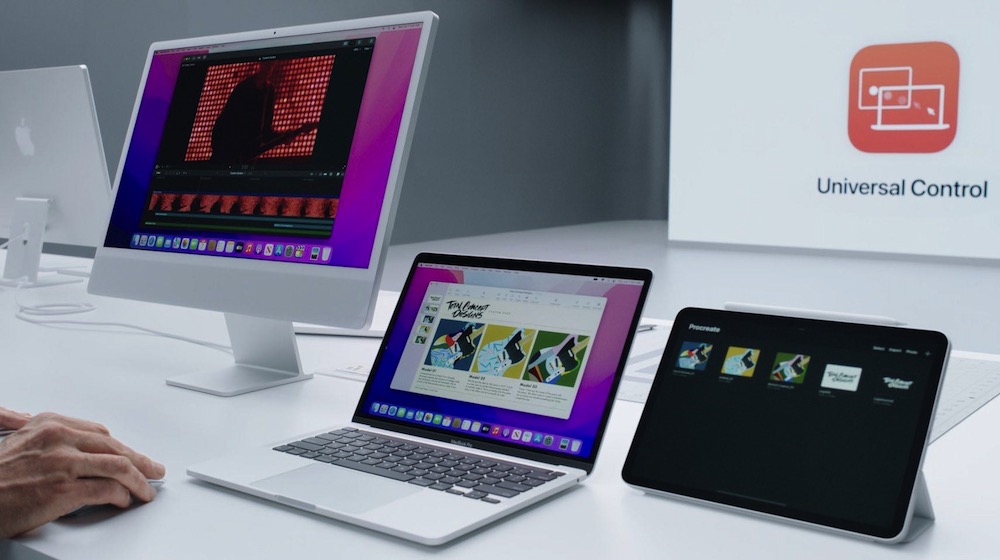 Apple Univerzálne ovládanie pre macOS Monterey