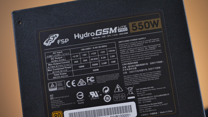 FSP Hydro GSM Lite PRO 550W