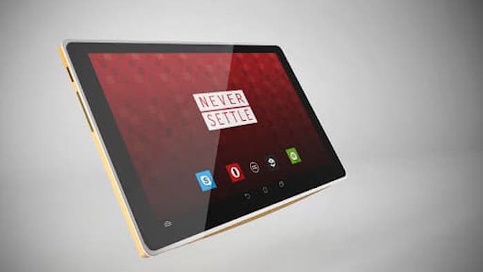 Tablet OnePlus mockup