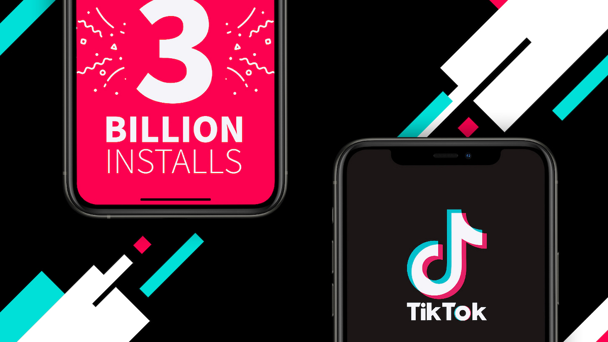 TikTok завантажено 3 млрд разів - разом для Android та iOS.