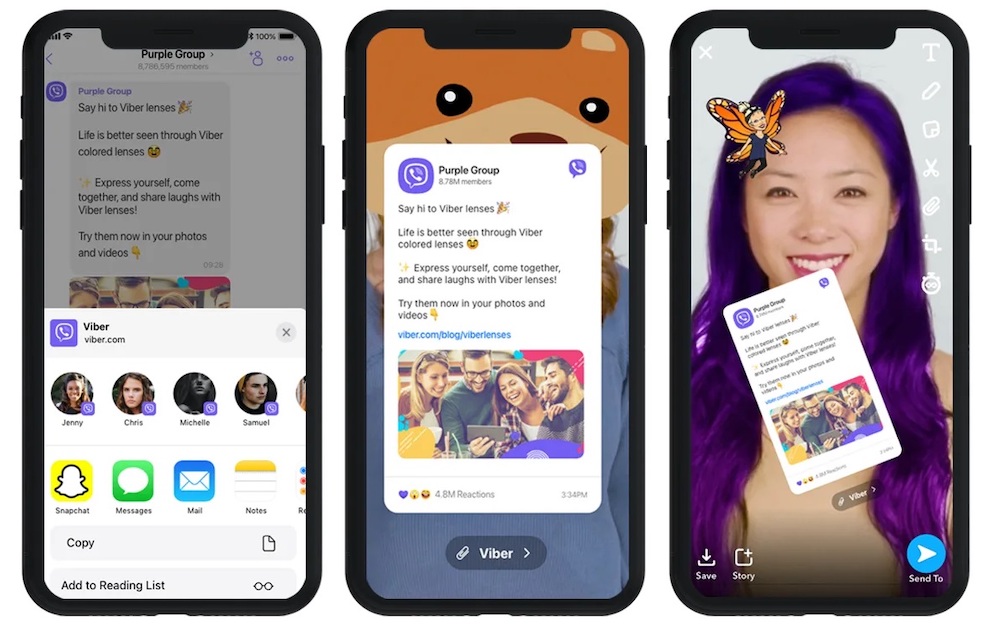 Viber Snap 增強現實