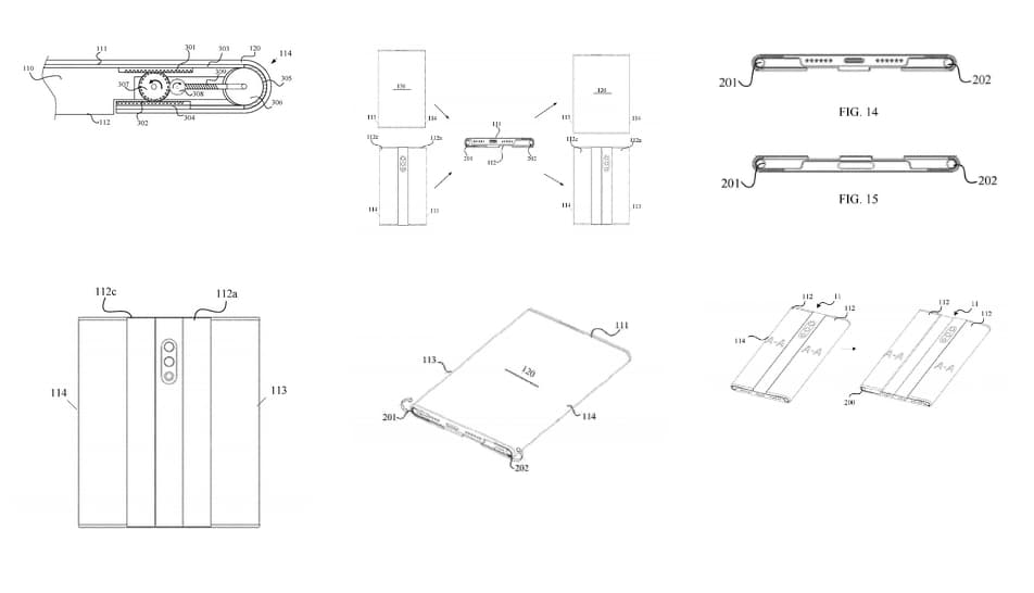 Xiaomi Mi MIX Roll patent