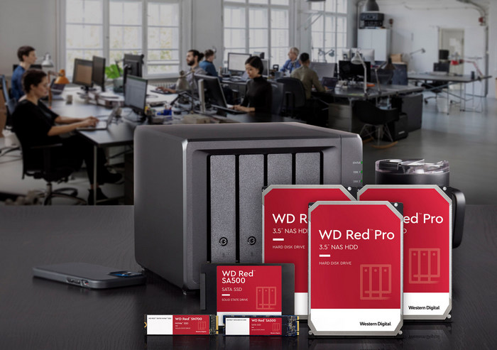 محرك أقراص الحالة الصلبة WD Red SN700 NVMe SSD