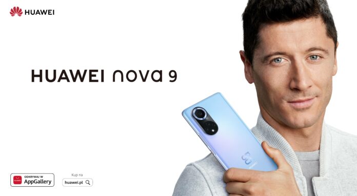 Robert Lewandowski Huawei Nova 9