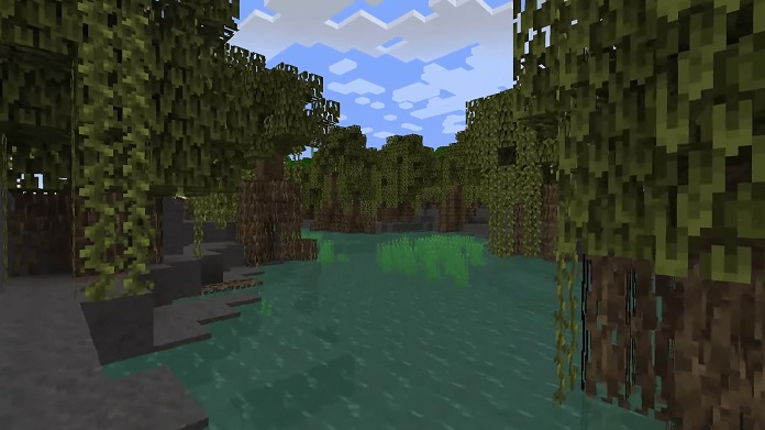 Mangrove Swamp in Minecraft PE 1.19.0 The Wild Update