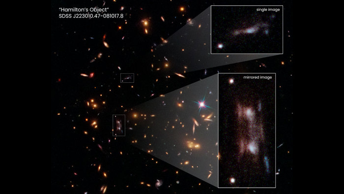Астрономи виявили далеку галактику за допомогою гравітаційного лінзування