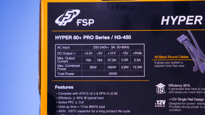 Hyper 80+ Pro 450W