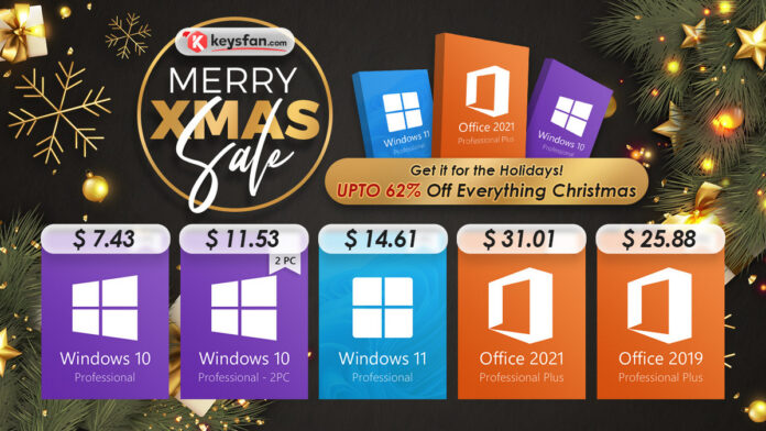 Рождественская распродажа: Windows и Office