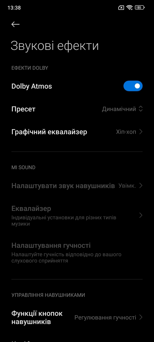 Redmi Note 11 Pro 5G - Pengaturan Audio