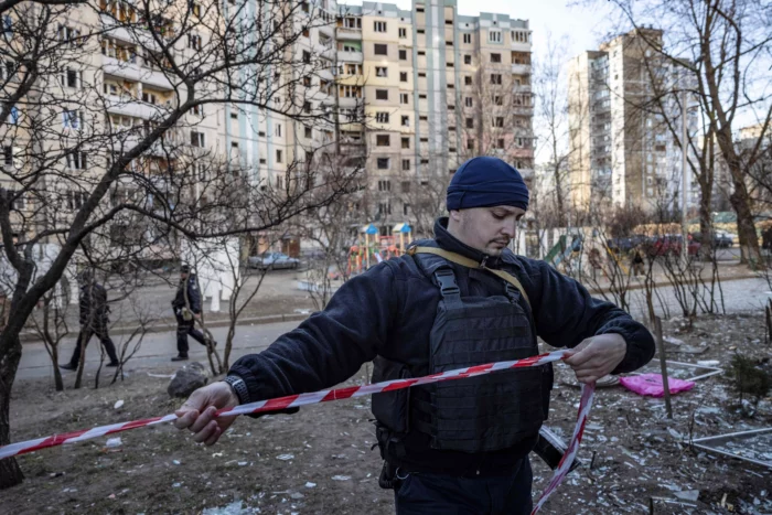 kyiv after shelling