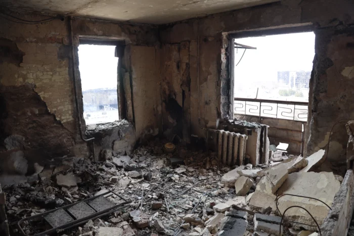 Mariupol po kilku tygodniach rosyjskich bombardowań