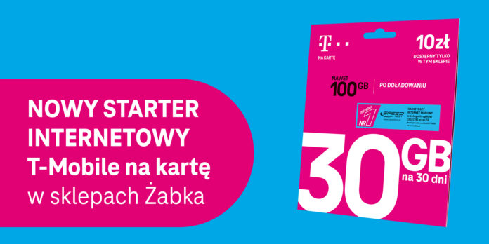 Nowy starter T-Mobile: 30 GB za 10 zł w sklepach Żabka