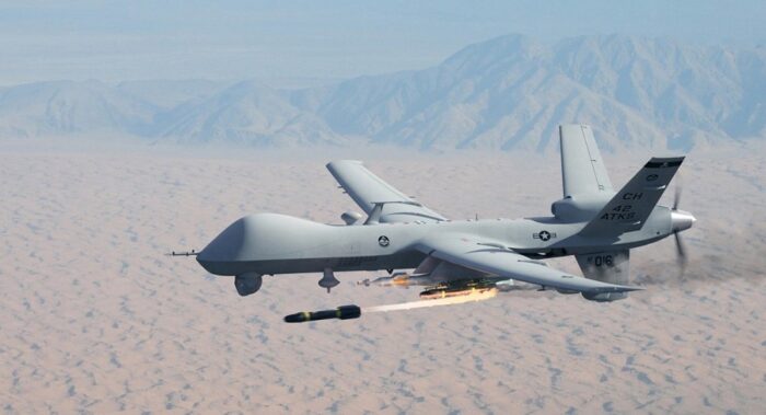 UAV MQ-9刈取機
