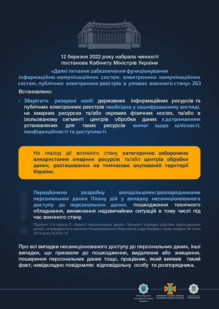В МВС роз'яснили як захистити персональні дані українців
