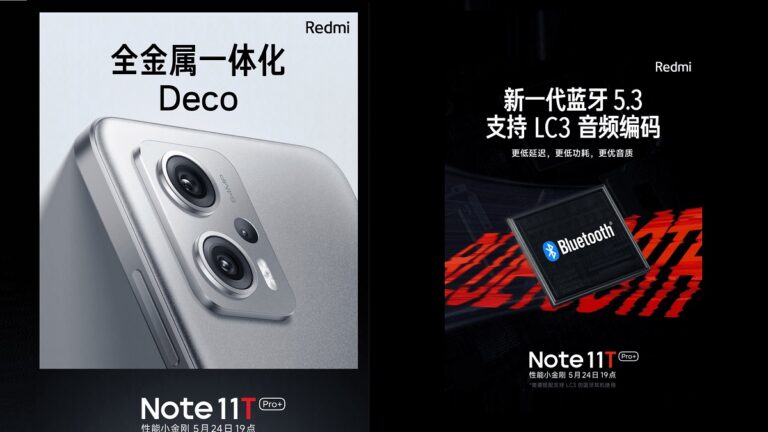 Xiaomi revealed some details of upcoming Redmi Note 11T Pro+