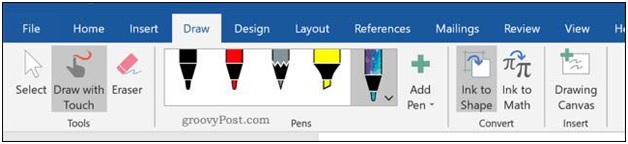 Updated Draw Tab