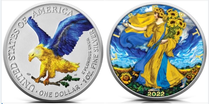 У США випустять срібні інвестиційні монети з українською символікою