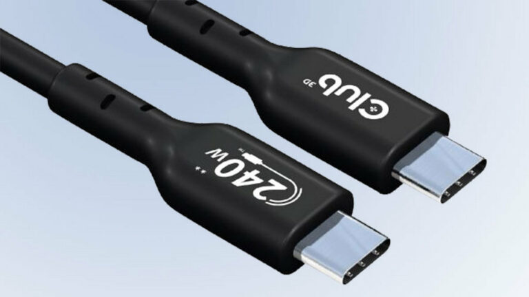 First USB-C cables capable of 240W power were introduced