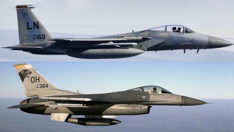 Сравнение F-15 Eagle и F-16 Fighting Falcon: Плюсы и минусы истребителей